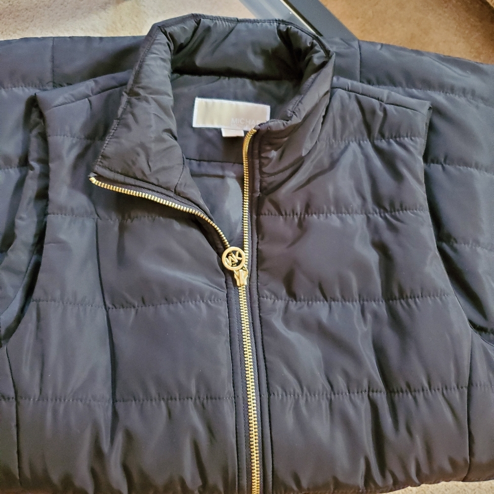 MK Down black vest